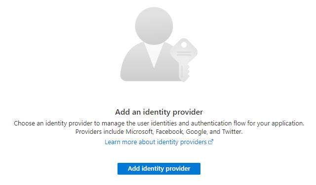 Add Identity Provider